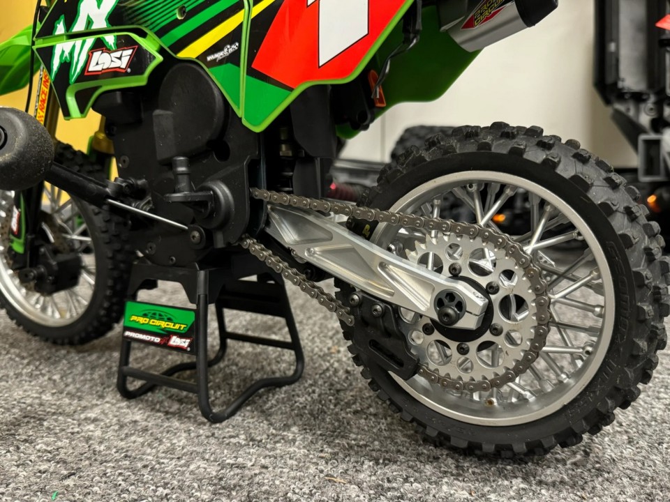 SCP-01: Scorched Parts Upgrade Hinterradschwinge Aluminium für Losi Promoto-MX SCP-01